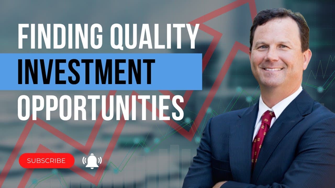 Finding Quality Investment Opportunities